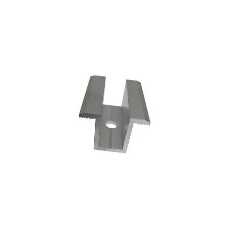 Klema środkowa srebrna